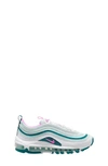 Nike Kids' Air Max 97 Sneaker In White/ Pink/ Geode Teal/ Jade