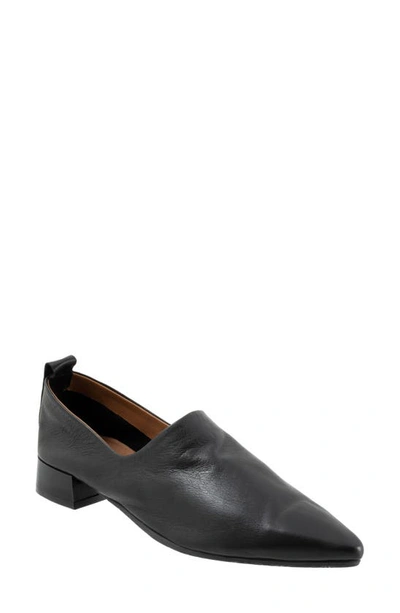 Bueno Marley Pointed Toe Loafer In Black