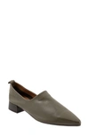 Bueno Marley Pointed Toe Loafer In Army Green