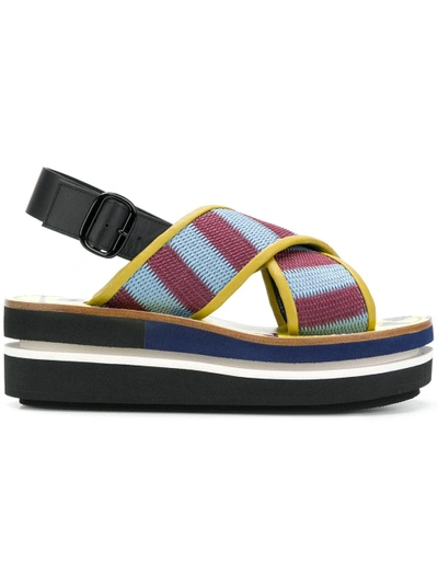 Marni Fussbett Sandals In Multicolour