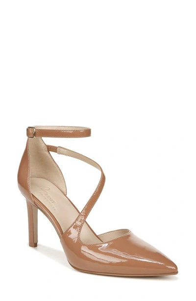 27 Edit Naturalizer Abilyn Ankle Strap Pointed Toe Pump In Toffee Patent Beige Leather