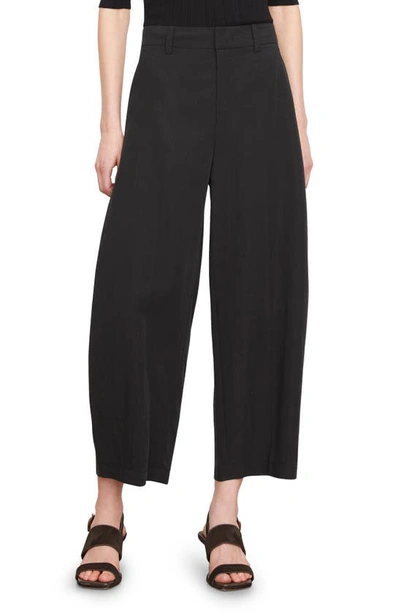 Vince Sculpted Crop Trousers In Black