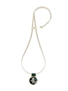 Marni Strass Pendant Necklace In White