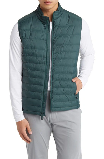 Peter Millar All Course Quilted Waistcoat In Balsam