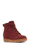 Sorel Evie Ii Waterproof Wedge Bootie In Spice/ Gum 2