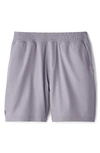 Rhone Mako 7-inch Water Repellent Shorts In Quick Silver Gray