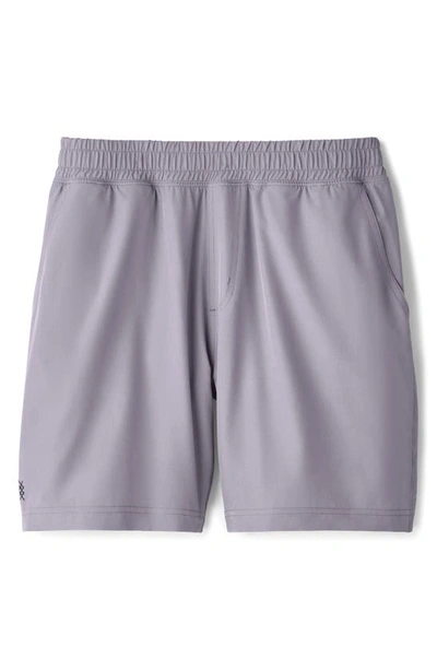Rhone Mako 7-inch Water Repellent Shorts In Quick Silver Gray