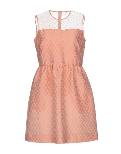Red Valentino Evening Dress In Pastel Pink