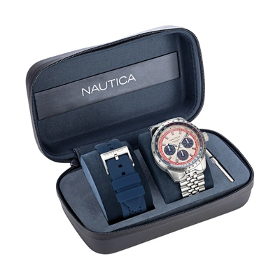 Nautica Mens Multi-function Watch Box Set