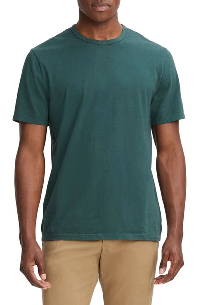 Vince Solid T-shirt In Washed Deep Teal