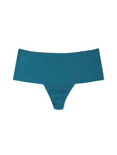 Hanky Panky Plus Size Breathesoft™ High Rise Thong Green Exclusive In Multicolor