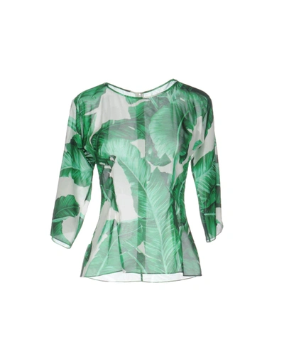 Dolce & Gabbana Blouses In Green