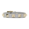 Valentino Garavani Valentino Grey  Single Rockstud Bracelet In Pr6 Past Gr