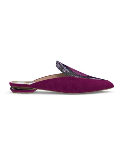 Nicholas Kirkwood Beya Mules In Pink & Purple