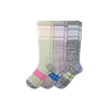 Bombas Everyday Compression Sock 3-pack (15-20mmhg) In Aloe Purple Mix