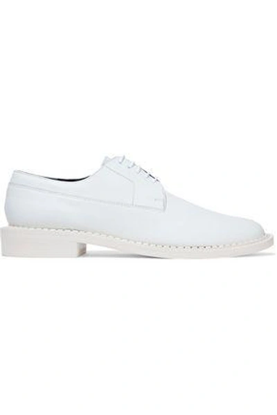 Robert Clergerie Leather Brogues In White