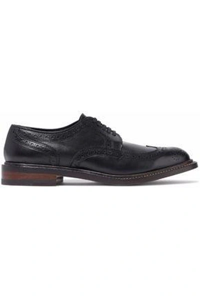 Robert Clergerie Leather Brogues In Black