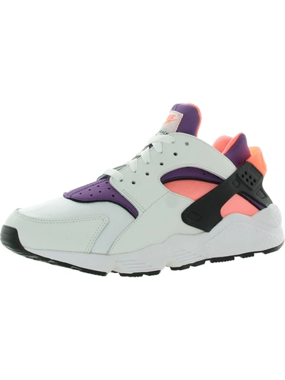 Nike Air Huarache Mens Faux Leather Breathable Casual And Fashion Sneakers In Multi