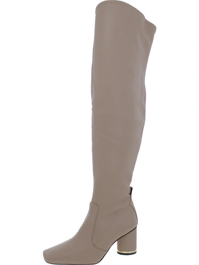 Franco Sarto Pisa  Womens Wide Calf Tall Over-the-knee Boots In Beige