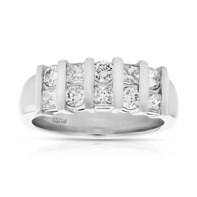 Vir Jewels 3/4 Cttw Diamond Wedding Band Platinum In White