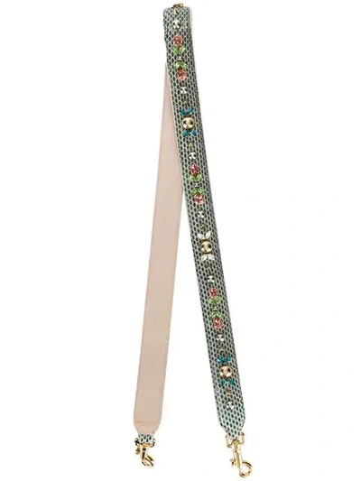 Dolce & Gabbana Embellished Bag Strap - Multicolour