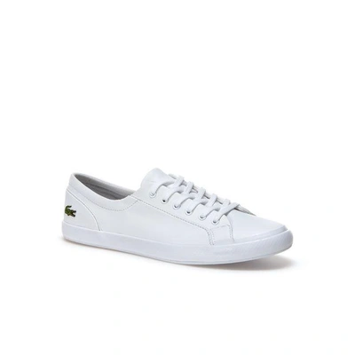 Lacoste Women's Lancelle Leather Sneakers - 10 In White | ModeSens