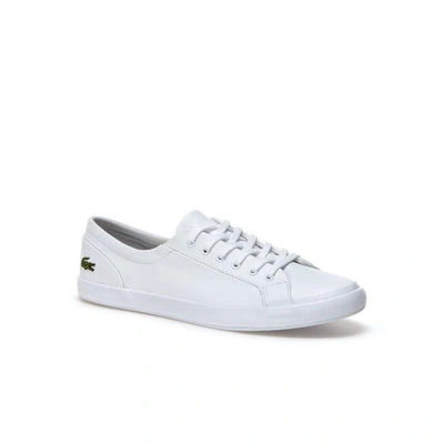 Lacoste Women s Lancelle Leather Sneakers 10 In White ModeSens