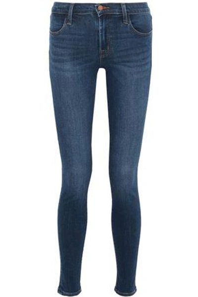 J Brand Woman Mid-rise Skinny Jeans Mid Denim