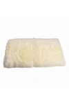 Natural New Zealand Rectangular Sheepskin Throw In