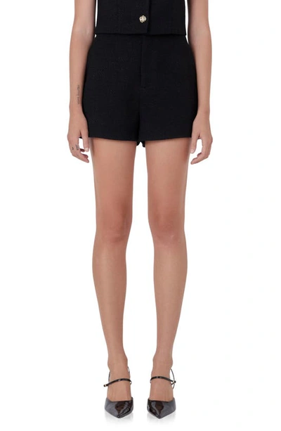 Endless Rose Women's Belted Mini Shorts In Black