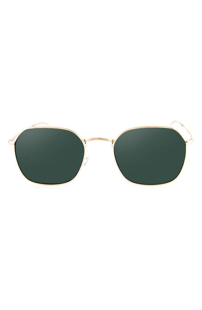 Aqs Kai 50mm Polarized Oval Sunglasses In Green