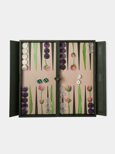 Alexandra Llewellyn Tulip Travel Backgammon Set In Multi