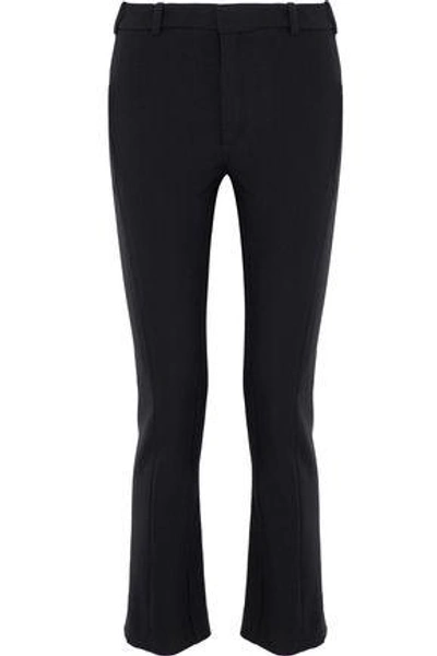 Chloé Stretch-wool Bootcut Pants In Black