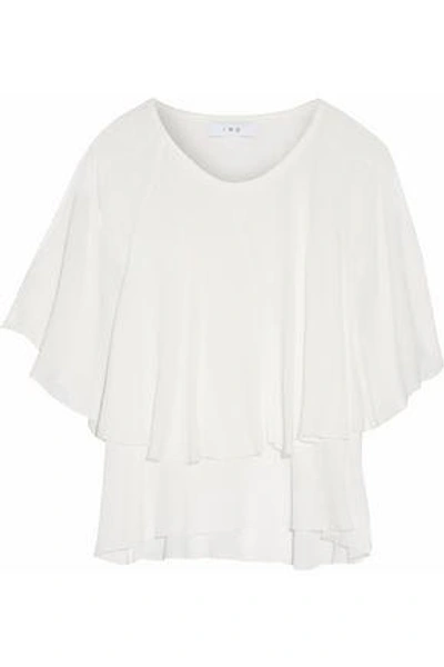 Iro Woman Layered Ruffled Gauze Top Ecru