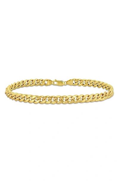 Delmar Curb Chain Bracelet In Gold