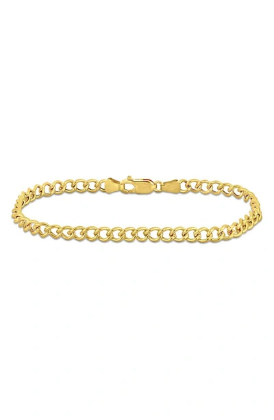 Delmar Curb Chain Bracelet In Gold