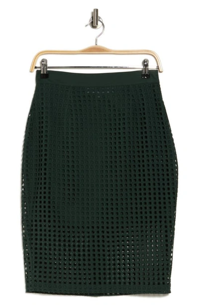 Walter Baker Faye Knit Skirt In Carnaby Eyelet