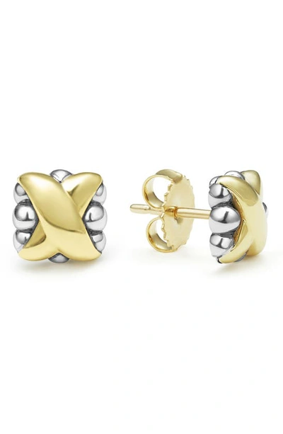 Lagos Embrace Stud Earrings In Gold/silver