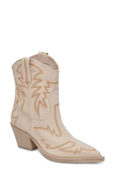 Dolce Vita Runa Western Boot In Beige