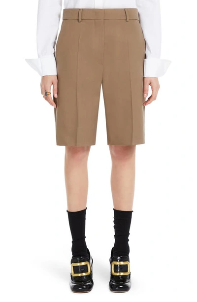 Sportmax Tailored Bermuda Shorts In Beige