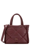 Cole Haan Puffy Quilt Convertible Tote Bag In Bloodstone