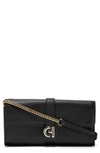 Cole Haan On A Chain Crossbody Wallet In Black