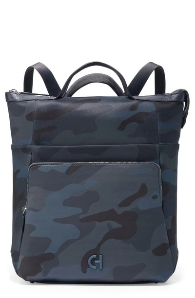 Cole Haan Grand Ambition Neoprene Backpack In Stormy Weather Camo/forest River