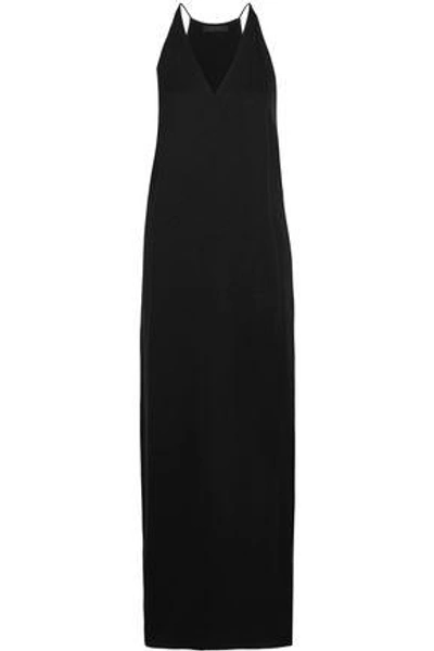 The Row Nahel Crepe Maxi Dress In Black