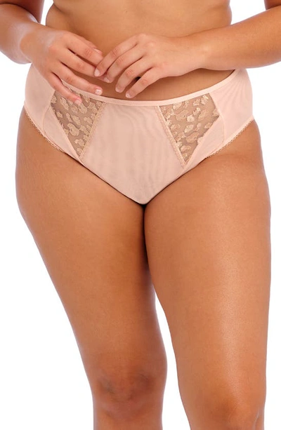 Elomi Namrah High Cut Briefs In Pale Blush