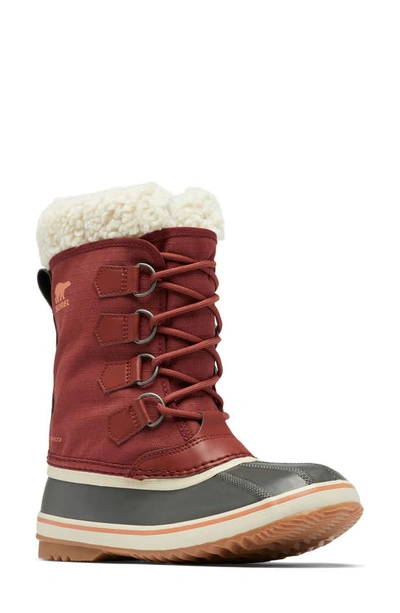 Sorel Winter Carnival Waterproof Boot In Spice/ Gum