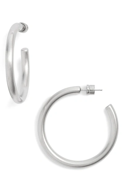 Dean Davidson Small Dune Hoop Earrings In Silver 3