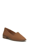 Lucky Brand Harping Flat In Saddle Nubuck