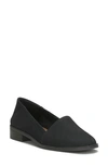 Lucky Brand Harping Flat In Black Nubuck