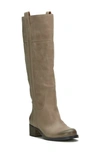 Lucky Brand Hybiscus Knee High Boot In Silver Cloud Leather